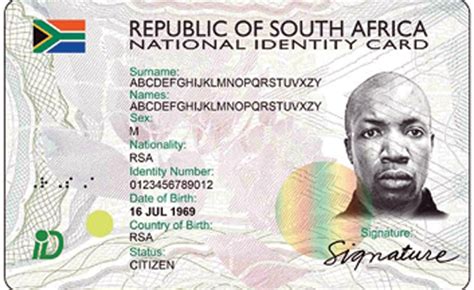 south Africa identity card